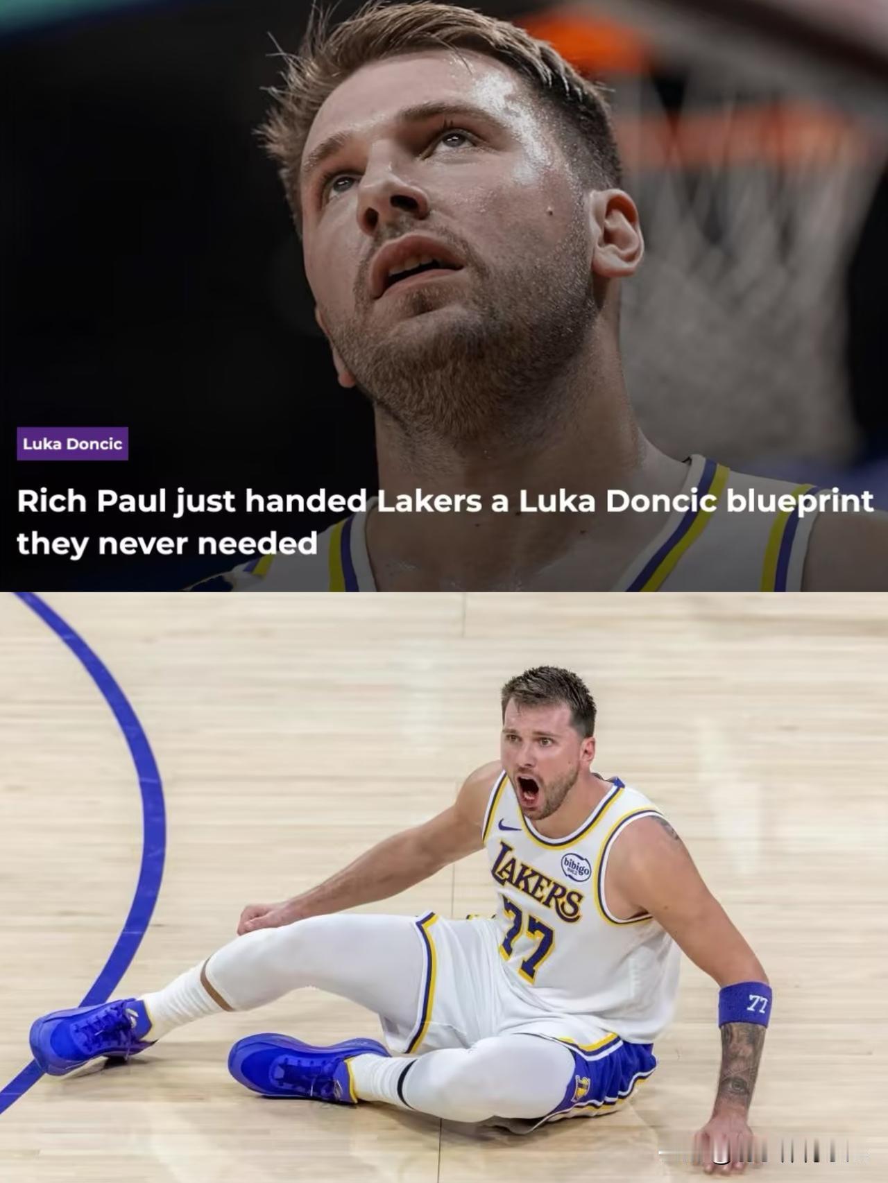 美记Rovenchuk和Everts在FanSided平台联合发布文章，痛批卢卡