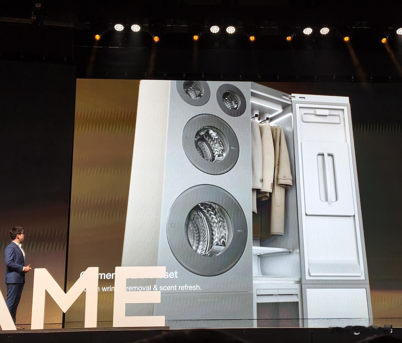 #追觅硅谷发布会# 追觅的洗衣机太炸裂了，把分区洗做到极致了。直接做了5个分区，