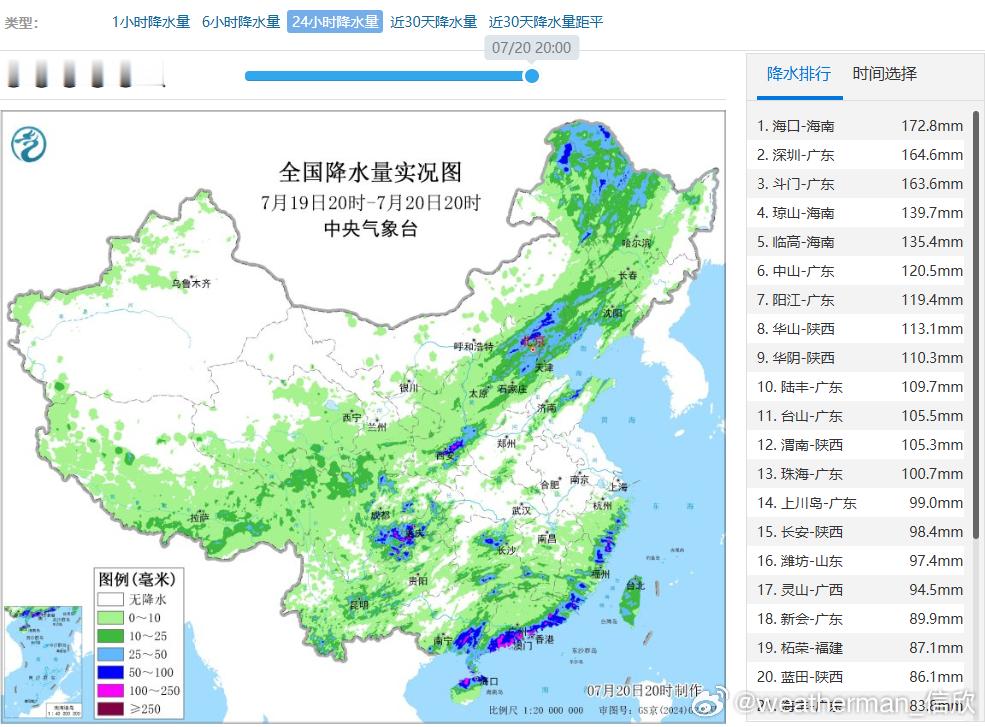 【强降雨】昨晚到今天，降雨大致可以分为两大类，冷暖交汇的降雨，从四川盆地一带到华
