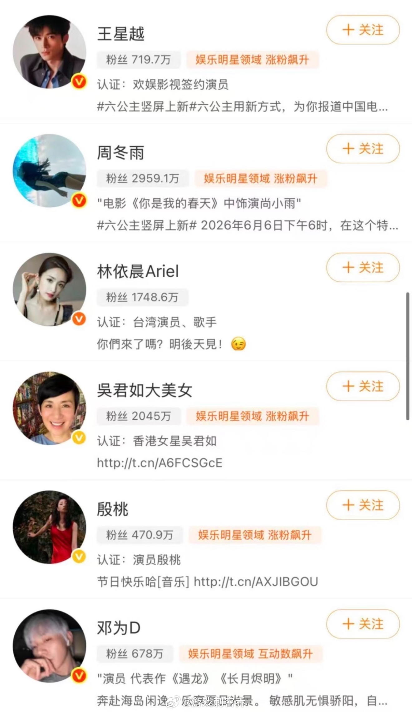 花少8确定阵容网传花少8名单:吴君如、殷桃、林依晨、周冬雨、芒果小妹、邓为、王星