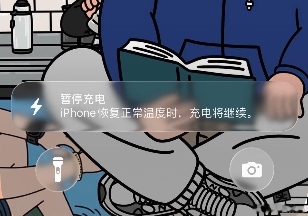 手机烫手夏天来了，iPhone最近是总弹窗说温度过高暂停充电[二哈] ​​​