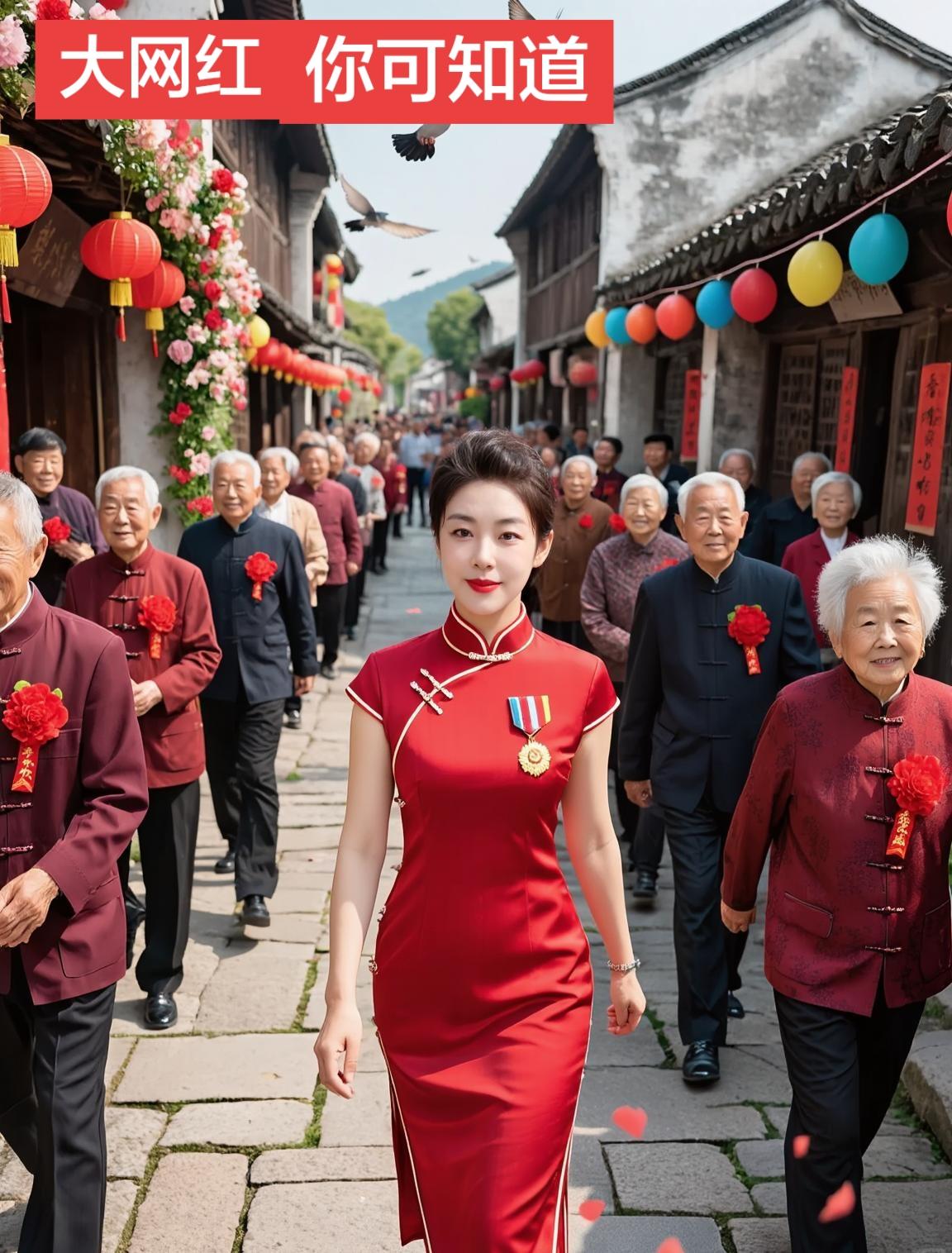 AI古镇旗袍写真 随变ai随便玩