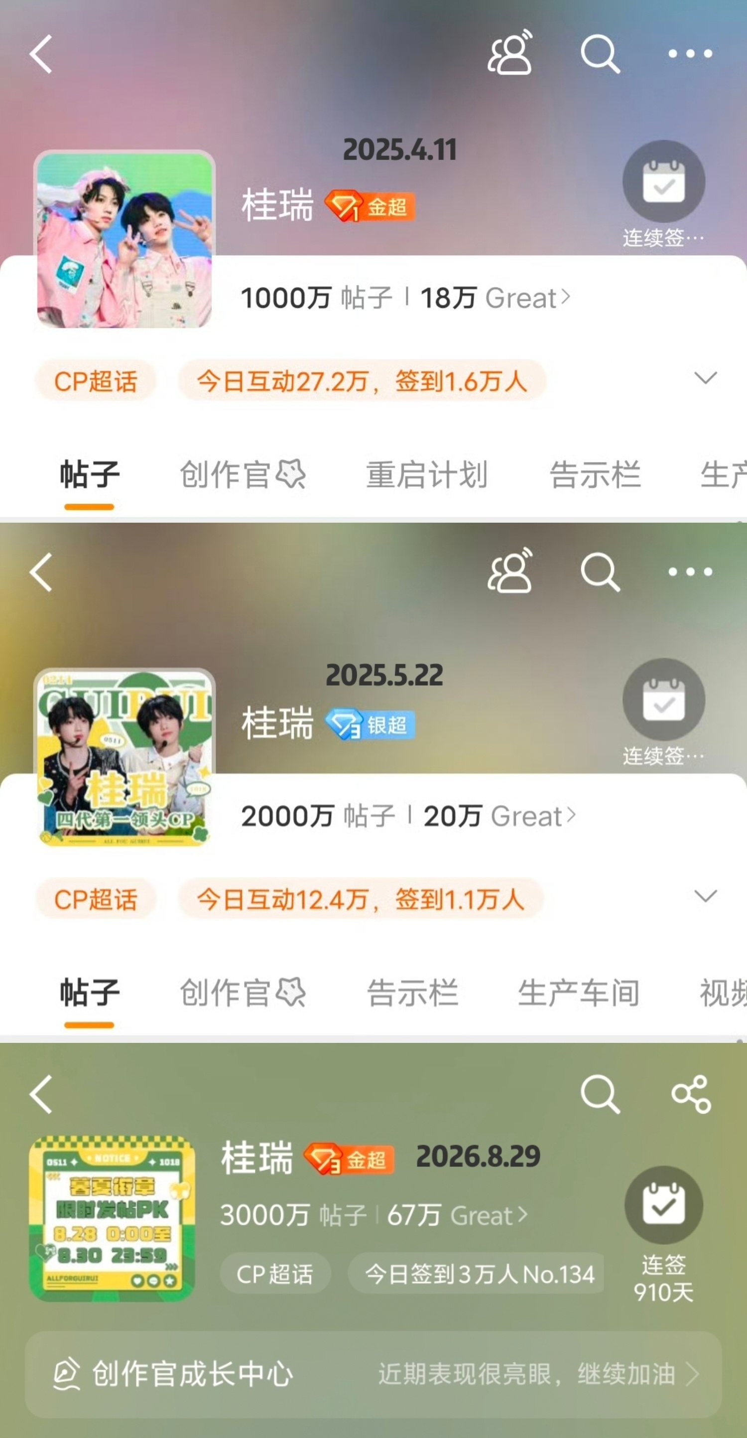 记录一下第三个1000w🥹 ​​​