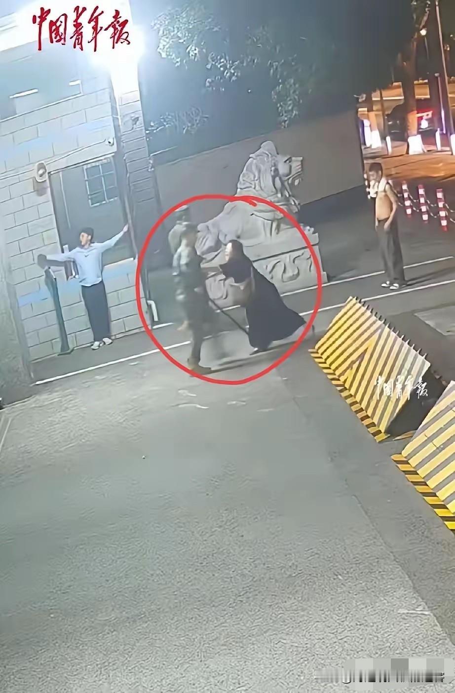 广元推搡哨兵的黑衣女人，吃了熊心豹子胆！
​先说结果：这个黑衣女人推搡执勤哨兵，