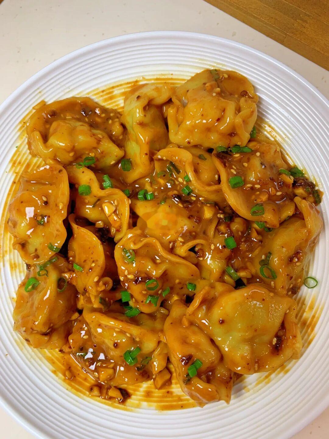 感谢网友！饺子这样拌真的是绝了！