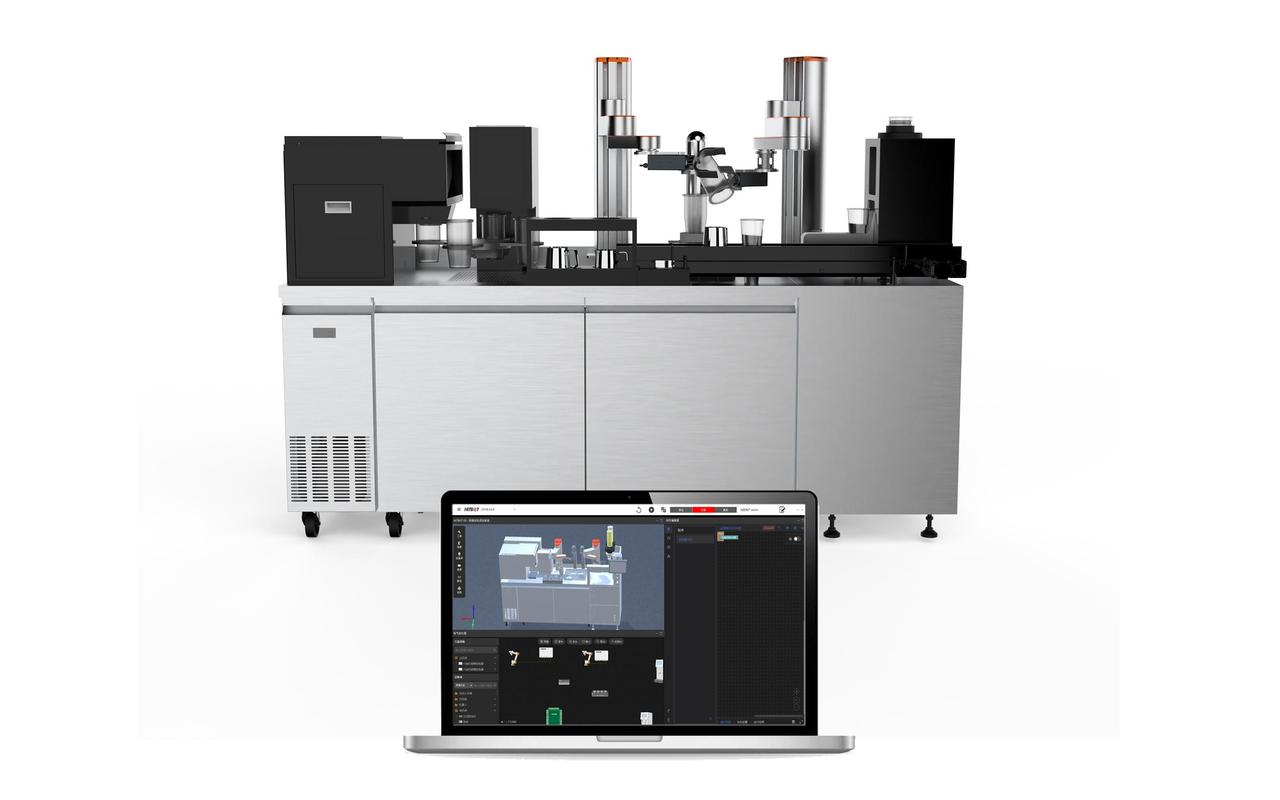 我真没想到，连奶茶店都开始“去人工化”了。

以前忙碌的店员在操作台上摇壶、加料