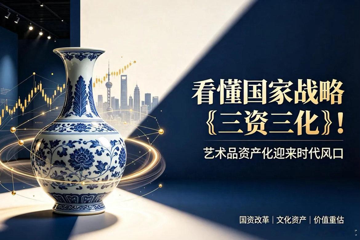 国家级顶层战略落地！读懂三资三化，把握艺术品资产化时代红利在地缘经济格局调整、传