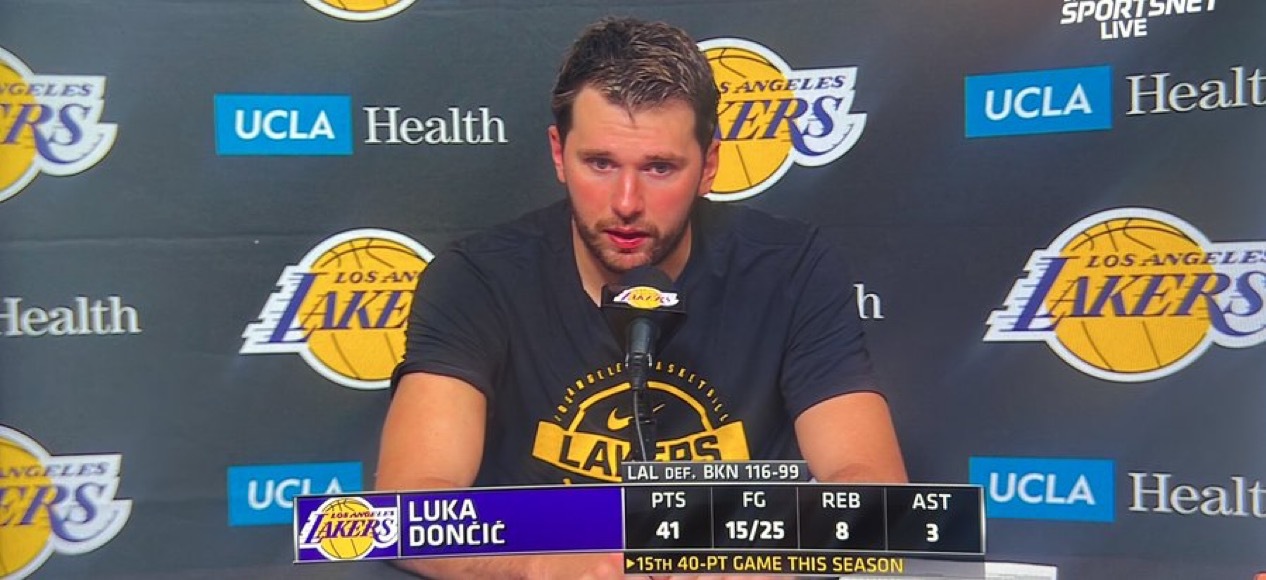 东契奇：“我们完全不考虑季后赛。我们一场一场地打。西部竞争非常激烈，所以我们需要