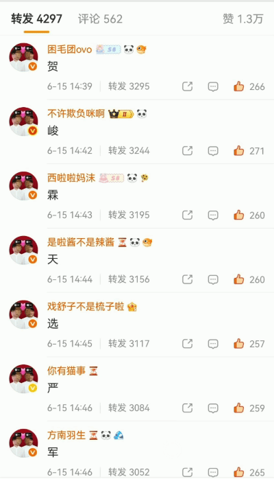 “是的，我是贺峻霖，今天是我的生日，因为今天我重生了！这一世，我是严军的24孝天