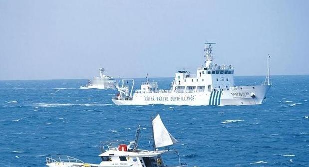 日本海保船突然现身台海！8月7日晚，日本海上保安厅“浦户”号巡视船从东海方向进入