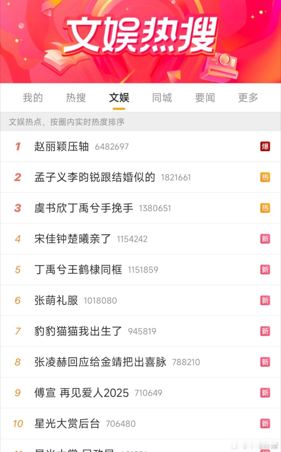 2024腾讯视频星光大赏第一个爆热搜是 赵丽颖压轴 热闹起来了啊 