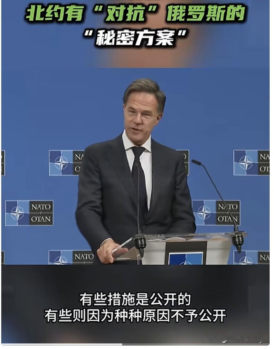 9月14日，北约秘书长吕特在记者会上表示，北约拥有各种“对抗”俄罗斯的方案，但他