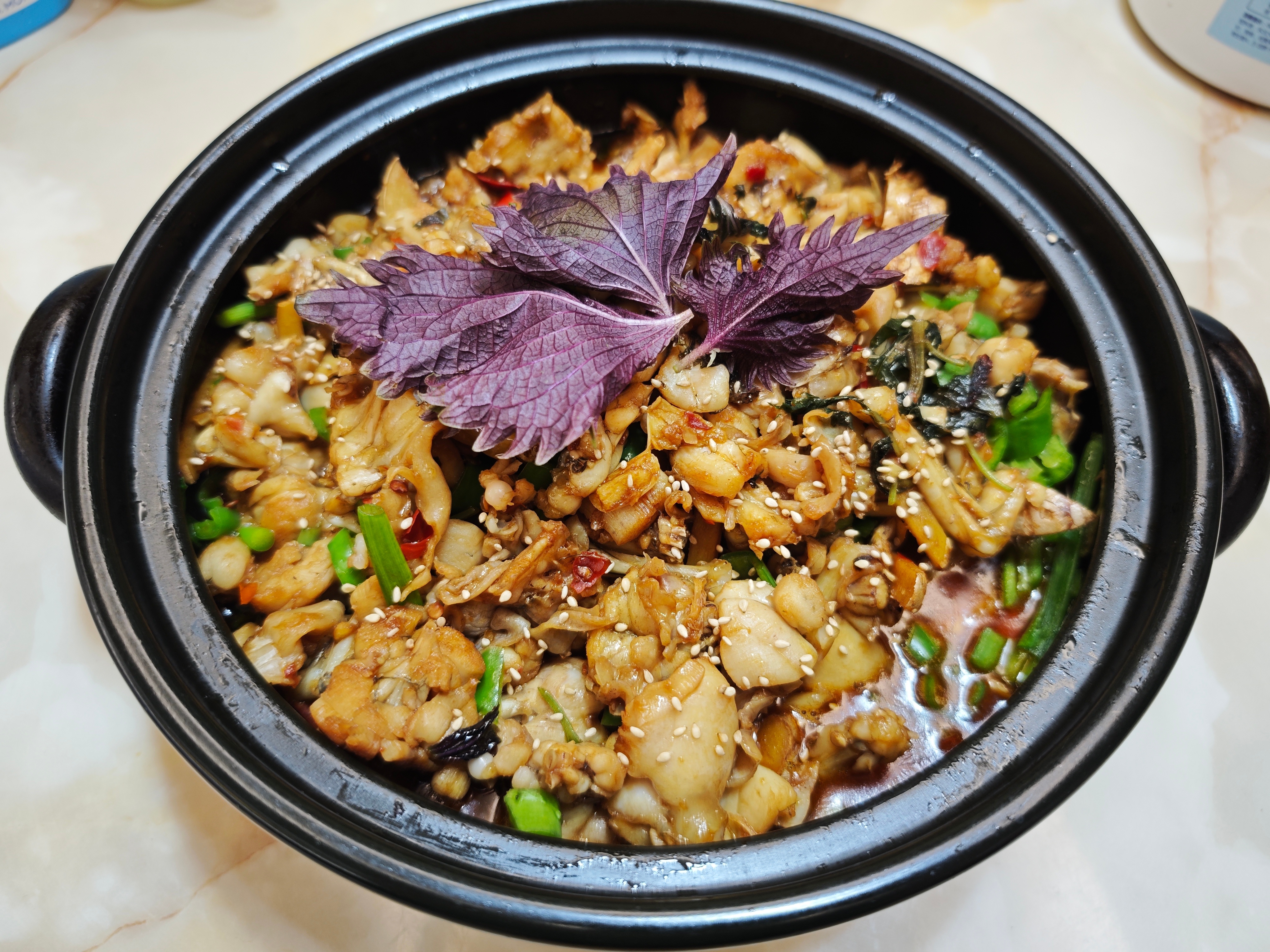 花100元自己做紫苏牛蛙，味道超级好，看饿了吗[doge] 