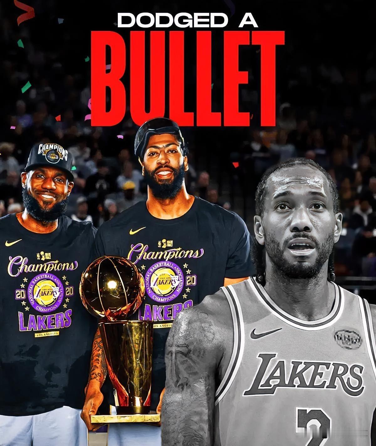 湖人逃过一劫啊！

近日，湖人媒体LakeShowcp发了条动态，聊起2019年