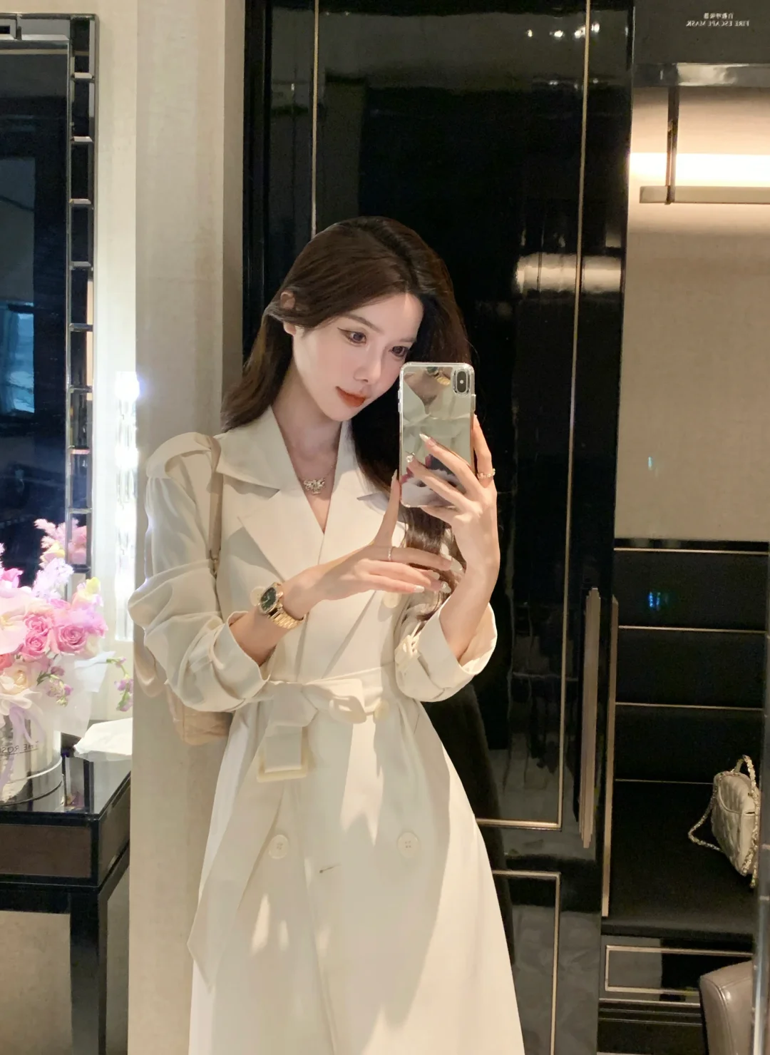 🍂韩剧女主即视感！质感超好，秋天风衣战神