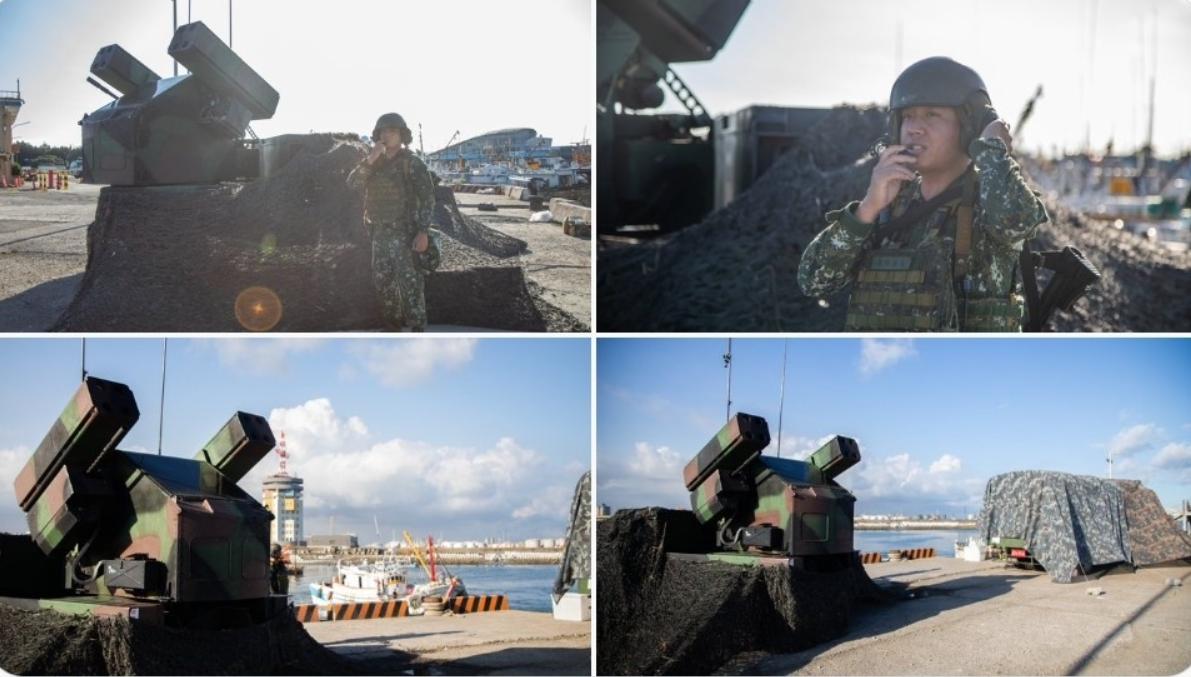 7月24日，在台军“汉光40演习”的第三天，台军在台中港部署了美制复仇者防空系统