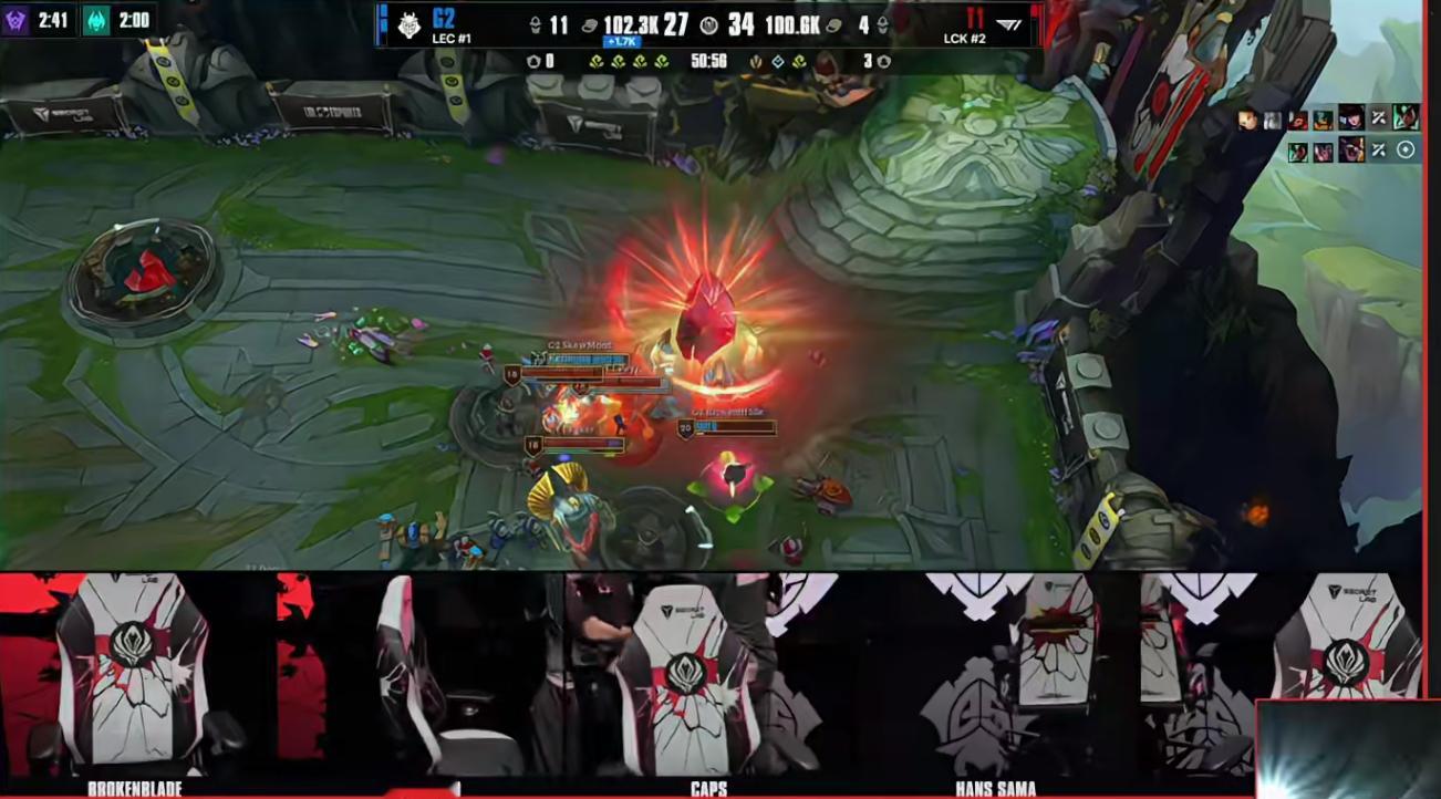 克烈太猛了！恭喜G2！T1回家了！G2对战T12026MSI
