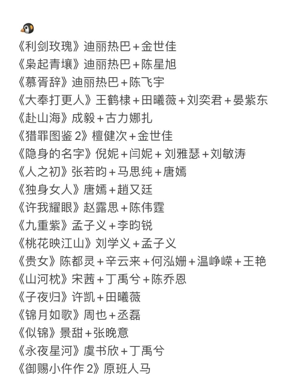 天啊，迪丽热巴竟然有三部剧要招商[吃惊] ​​​
