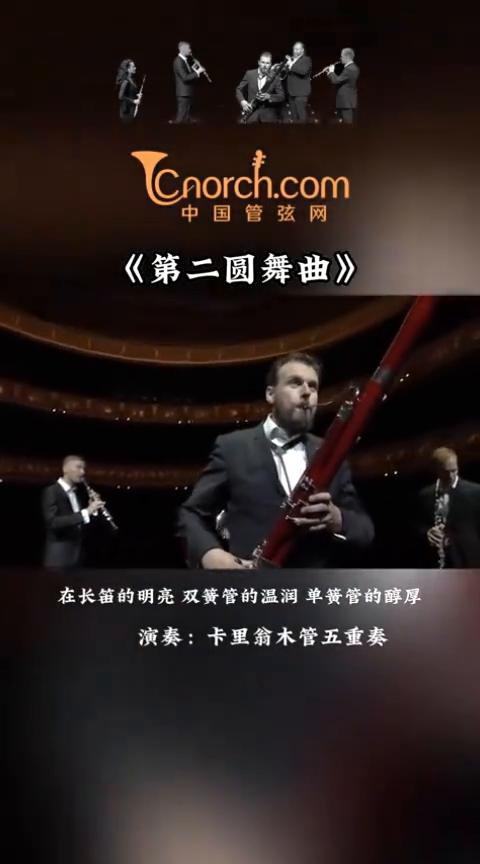 《第二圆舞曲》Waltz No.2木管五重奏。
当那支融合了爵士摇摆与苏联式忧伤