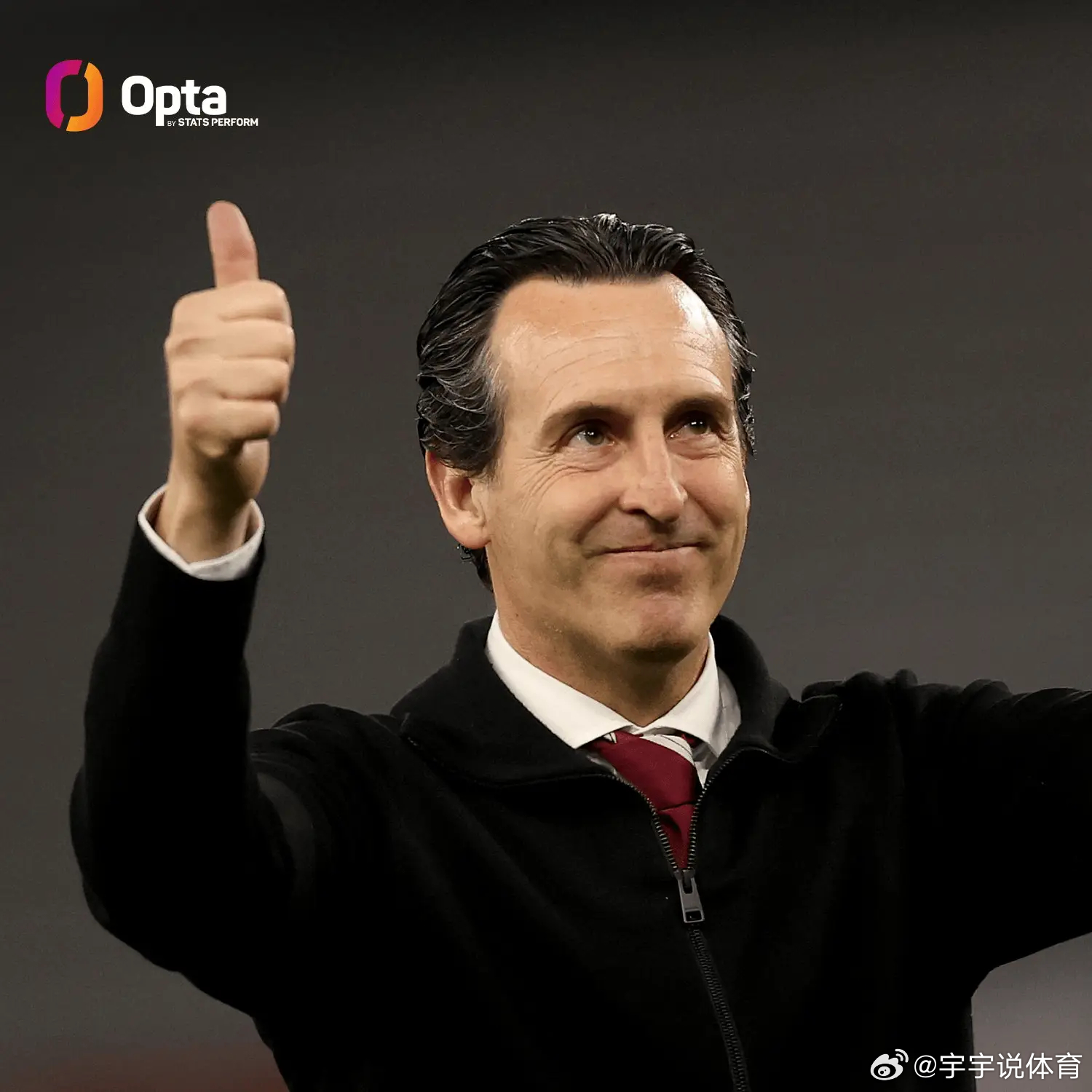 181场，埃梅里是达成维拉百胜所用场次最少的主教练。欧联1/8决赛首回合，阿斯顿