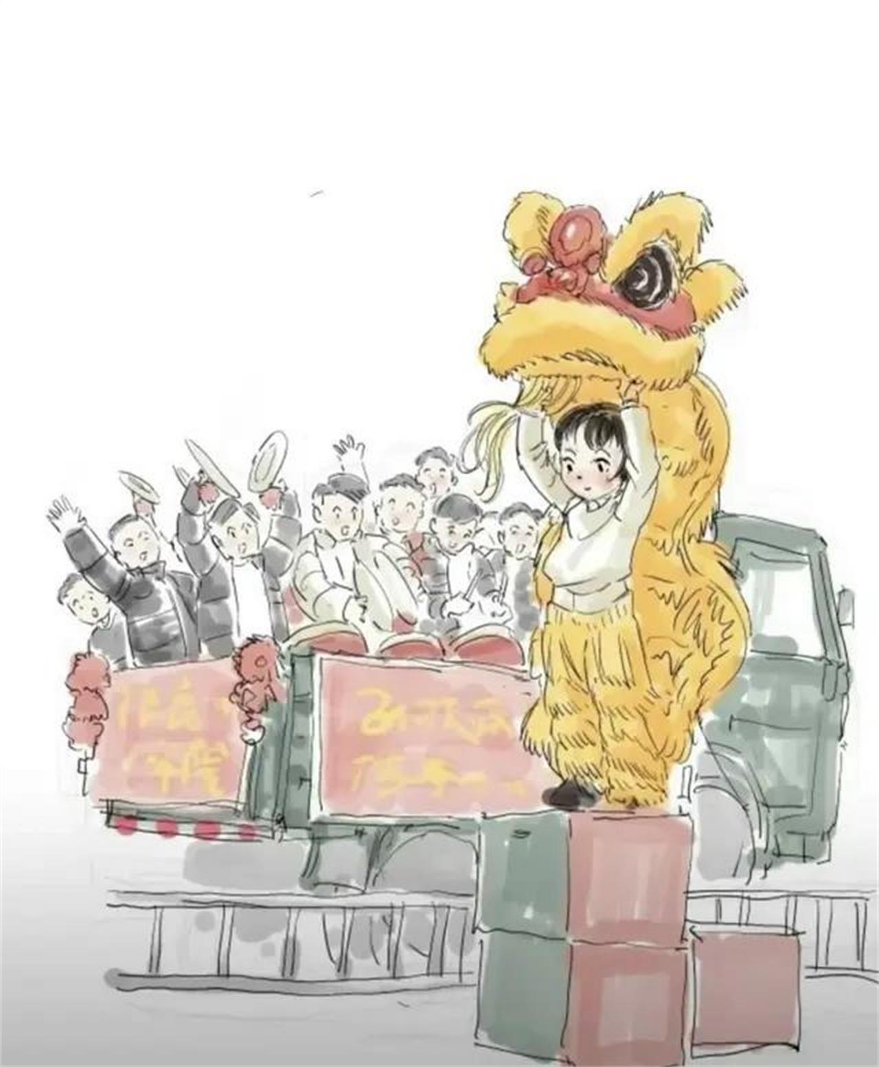 广东揭阳的醒狮小姑娘，喜上人民日报和央视！ 全国网友都在呼吁叫农夫山泉给她打钱~