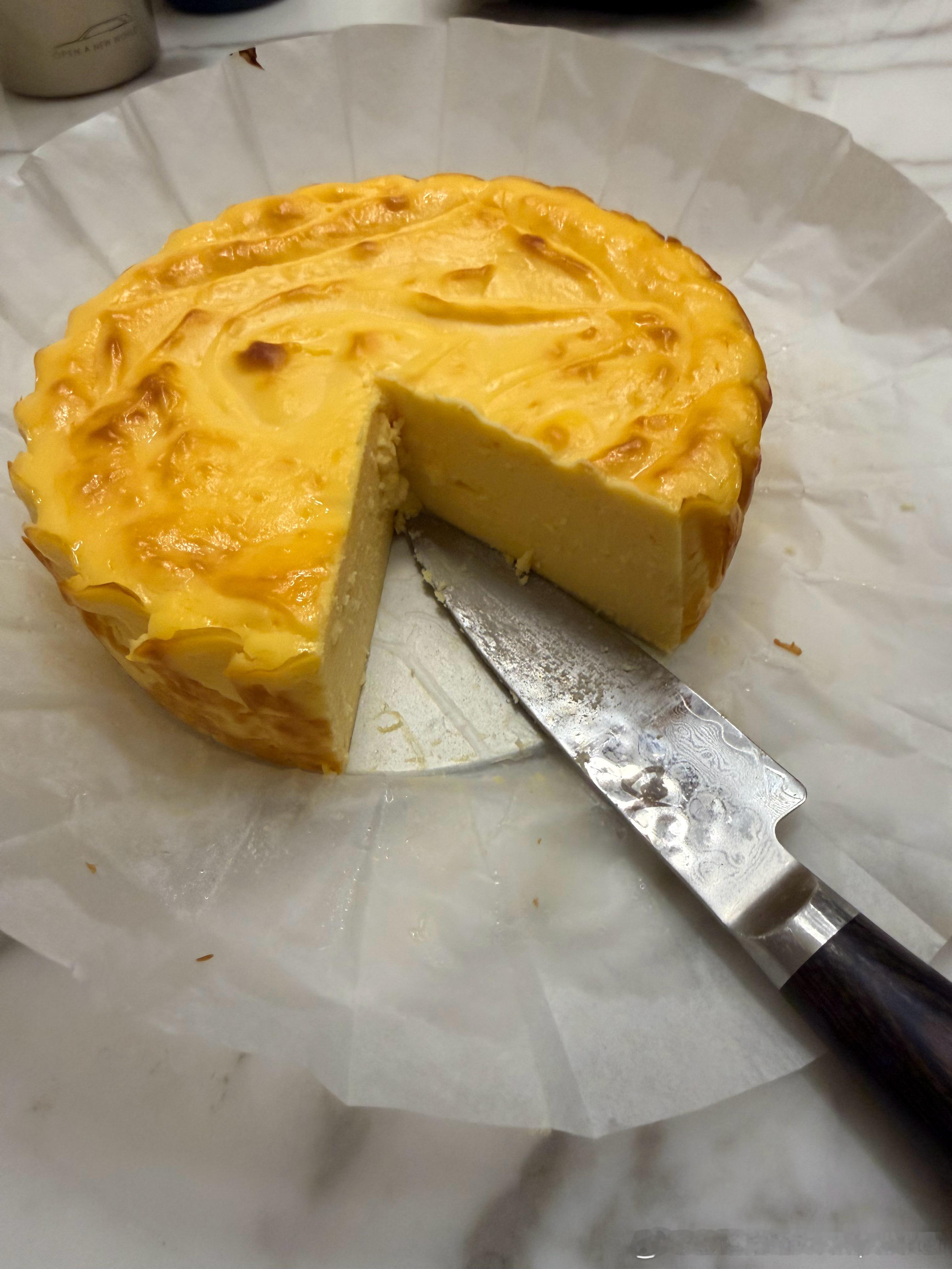 家有巧妇！巴斯克蛋糕吃起来