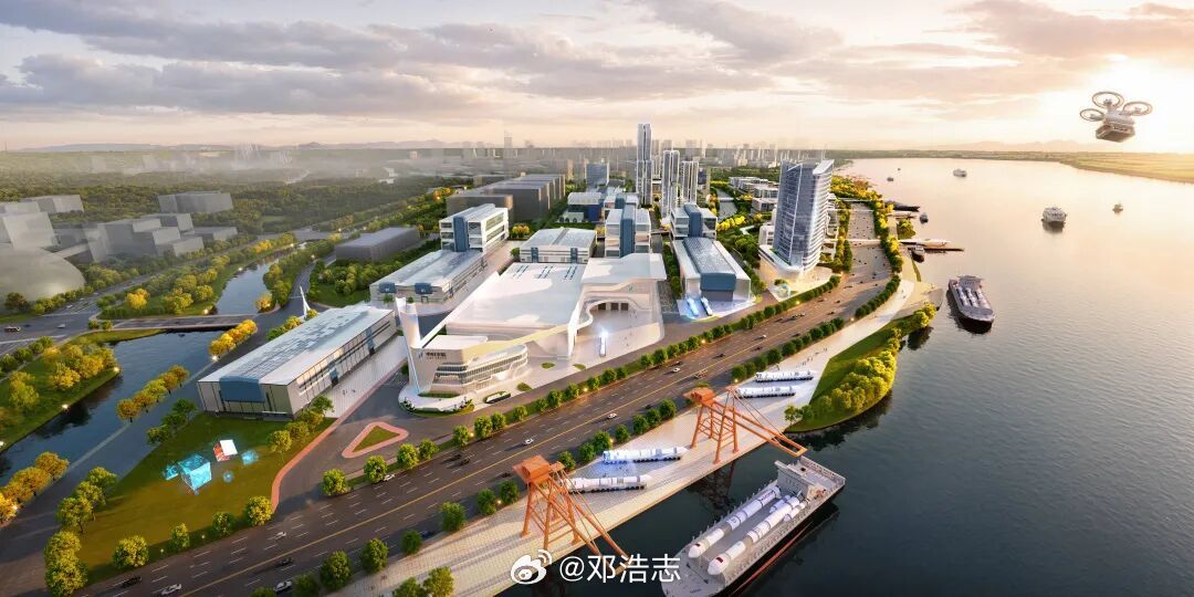 【广州航天小镇在黄埔西基岛正式开工】项目总投资约50亿元，分阶段建设运营，一期工