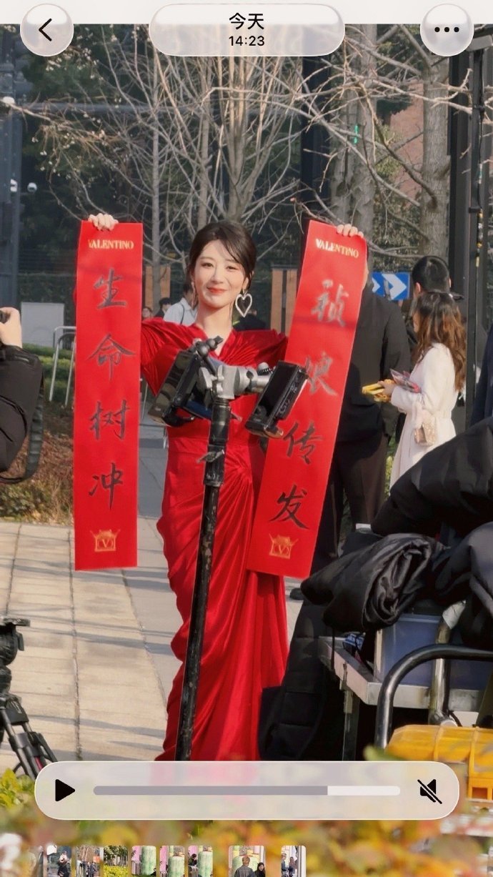 杨紫写的剧宣对联杨紫手写对联 杨紫手写对联 