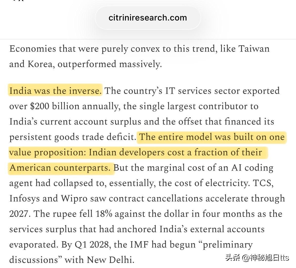 妈的，原来AI Coding Agent最大的受害者是印度

因为较低的开发成本