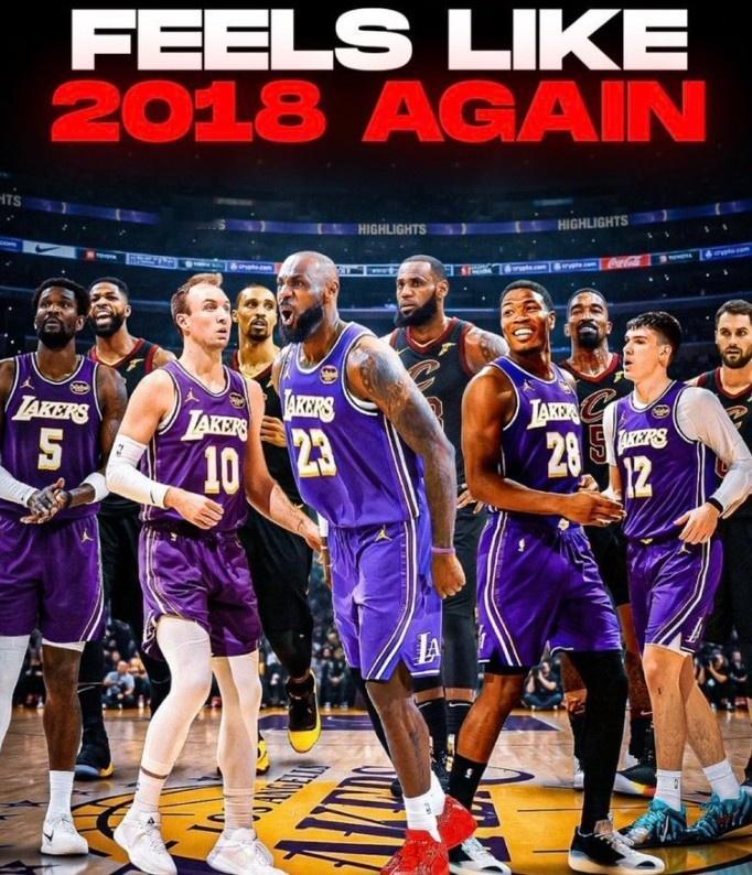 美媒：首轮的湖人阵容，如同詹姆斯18年带领的骑士！湖人vs火箭nba季后赛