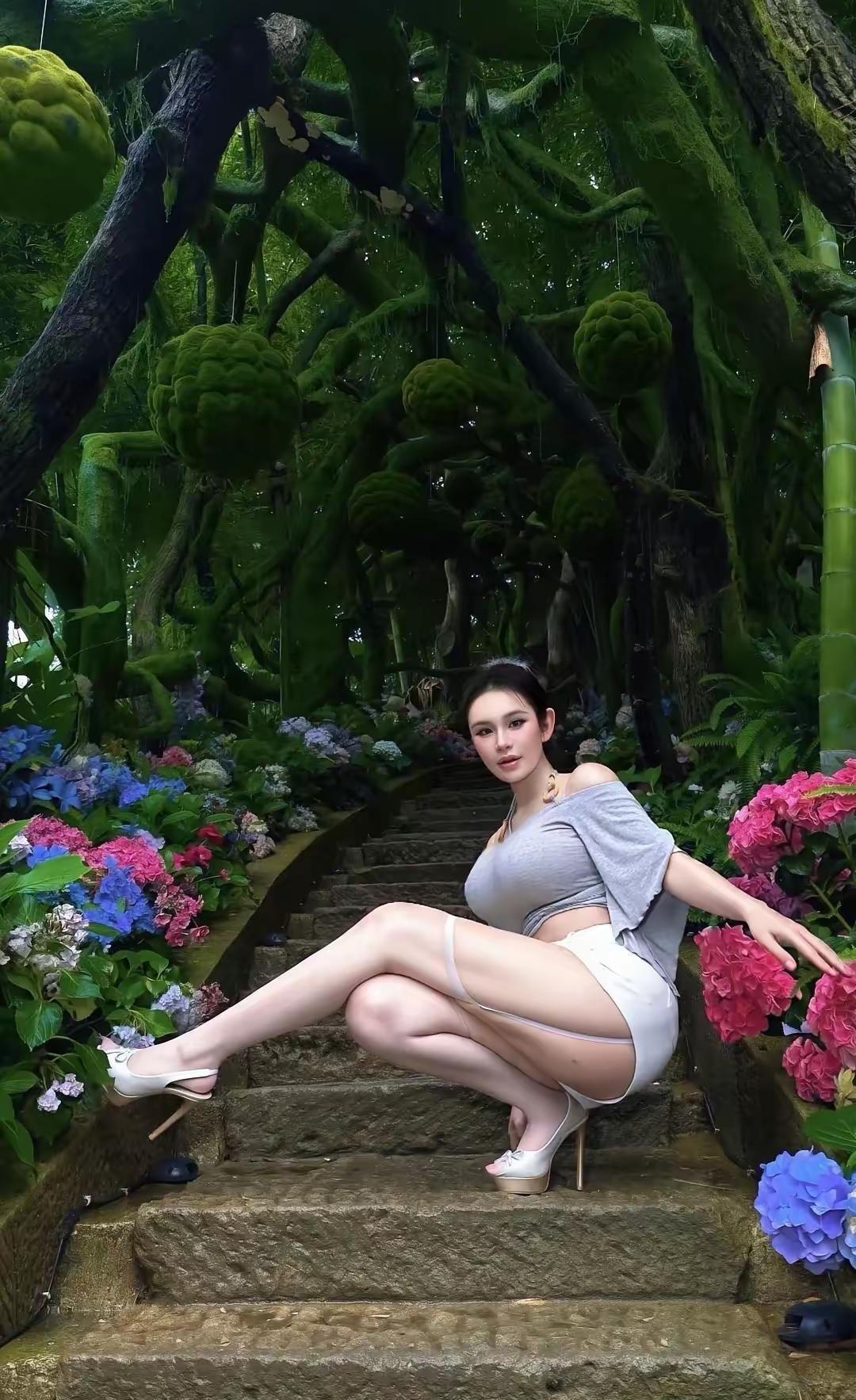 小姨的凤凰展翅真的绝了，就这核心力量，你们服不服吧？[思考][思考]