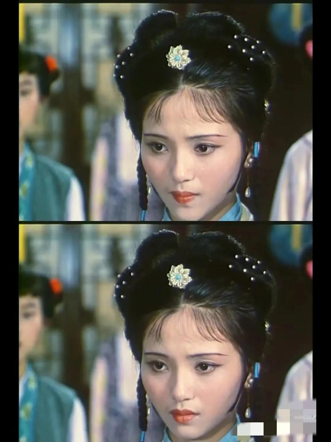 看着逆来顺受，没有黛玉孤标傲世的气质
这一版她们都演得很不错，而87版没有演，就