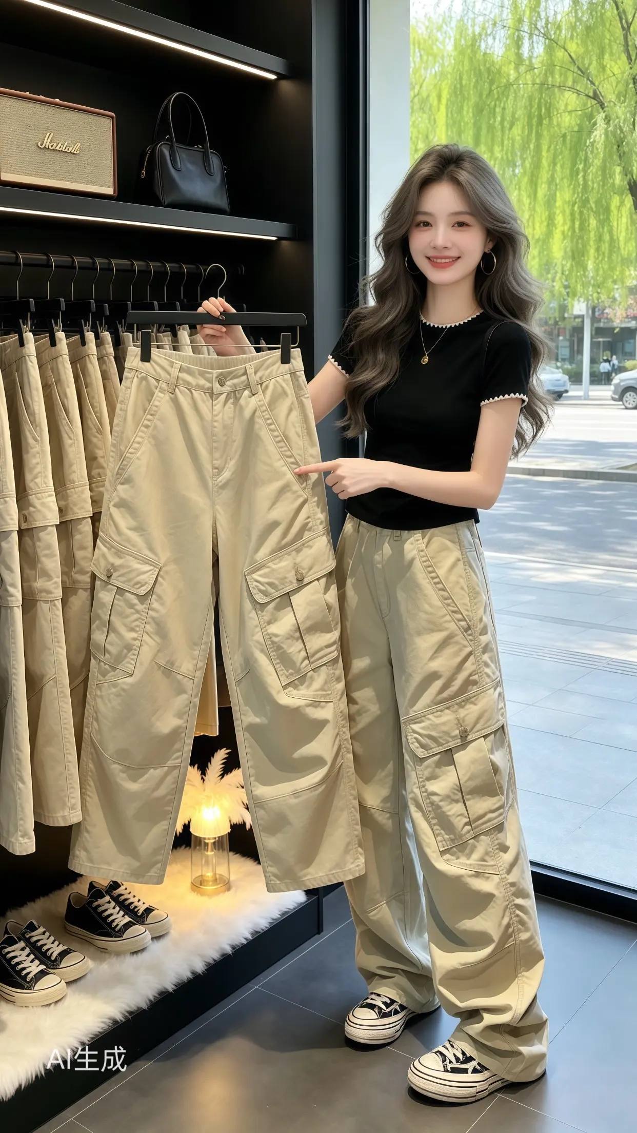 高颜值炸街女工装裤 工装裤穿搭能有多酷 多巴胺女孩穿搭 夏季穿搭 穿出...
