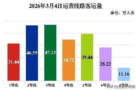 最近一周，线网已有3天客流强势跻身历史前十

3月4日更是创下238.69万人次