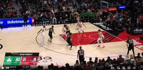 有攻有防！杨瀚森上半场进步明显！
在今天NBA常规赛开拓者对阵凯尔特人的上半场比