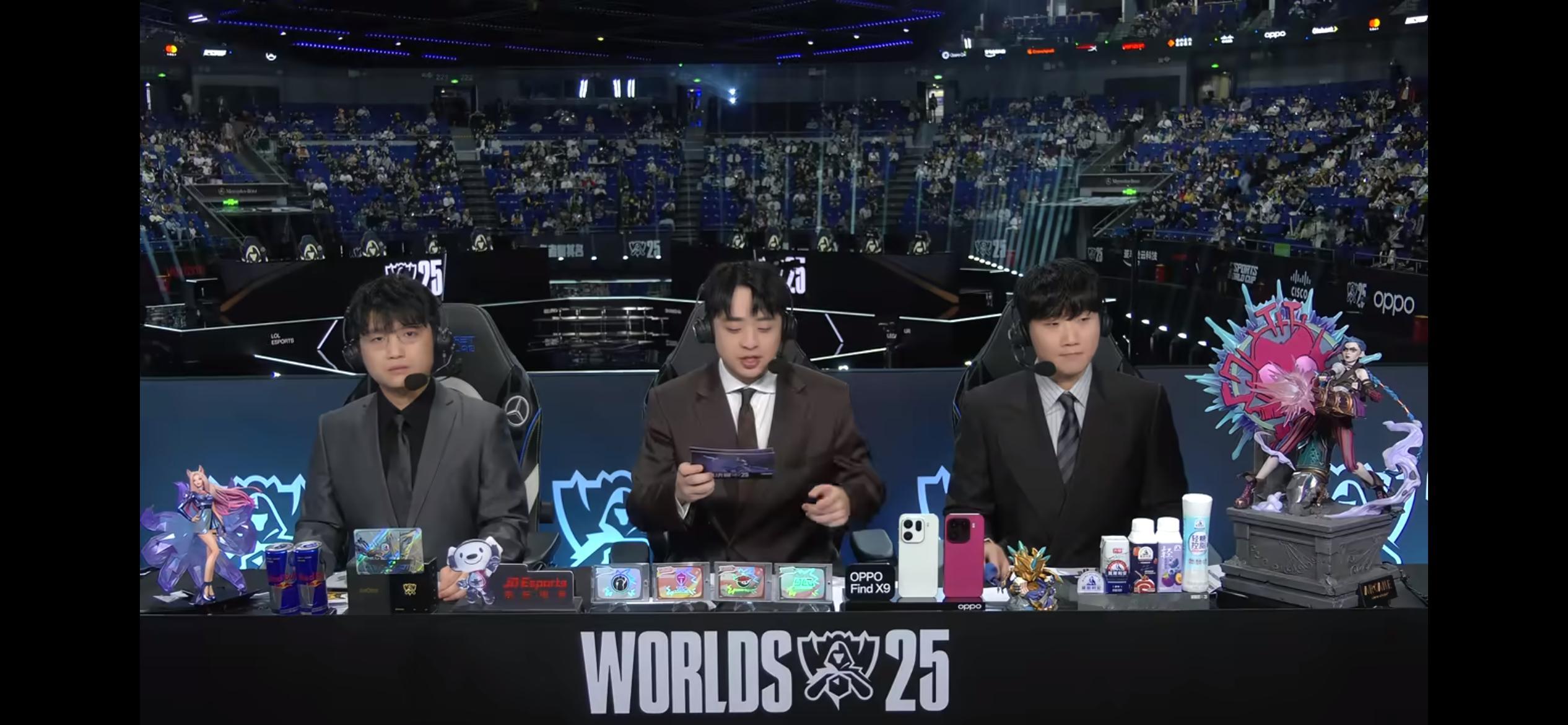 今天评论席的微笑 帅[打call]gen对战kts15第一线2025英雄联盟全球