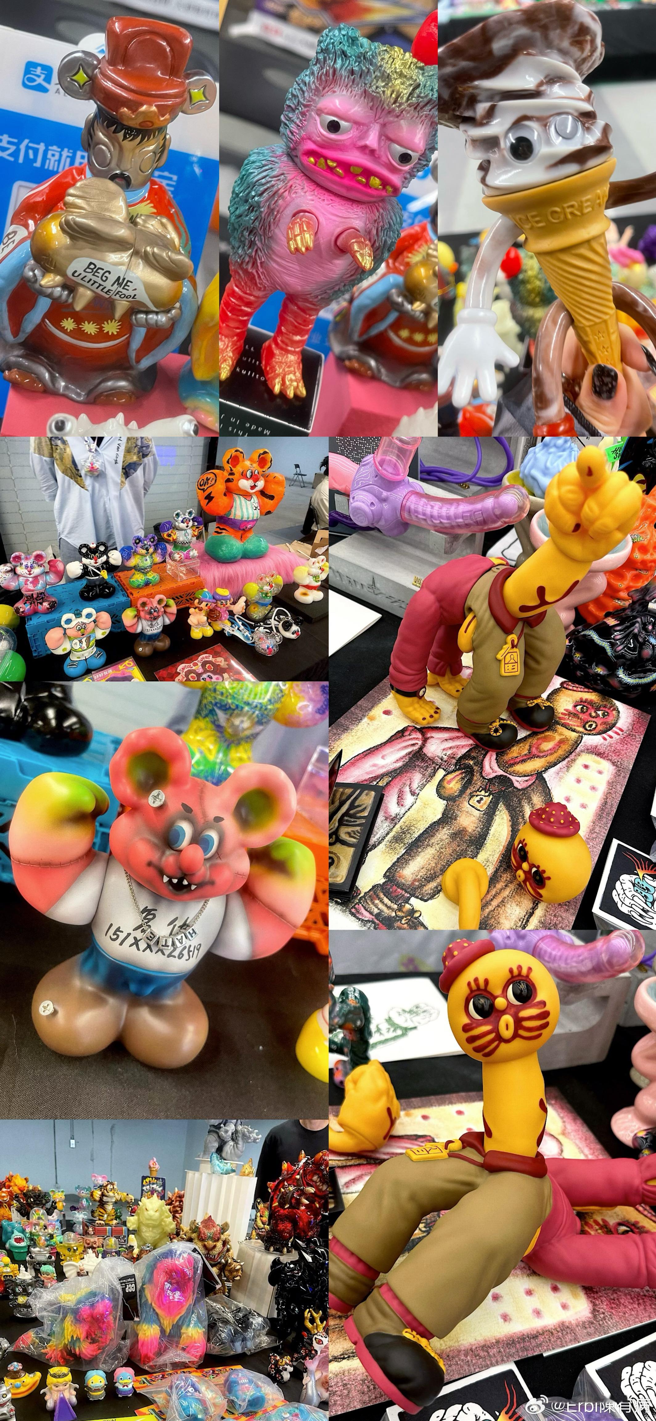 每次逛玩具展都会出现“不想逛了，想抢劫”的不文明冲动啊，胶玩魅力谁能抵挡！📍怪