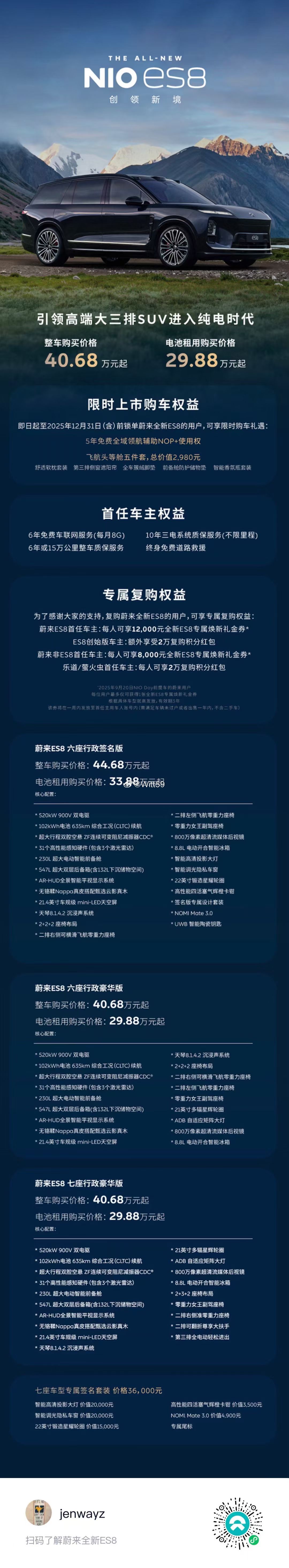 ES8baas 29w 买断40w这真是太炸裂了 ​​​