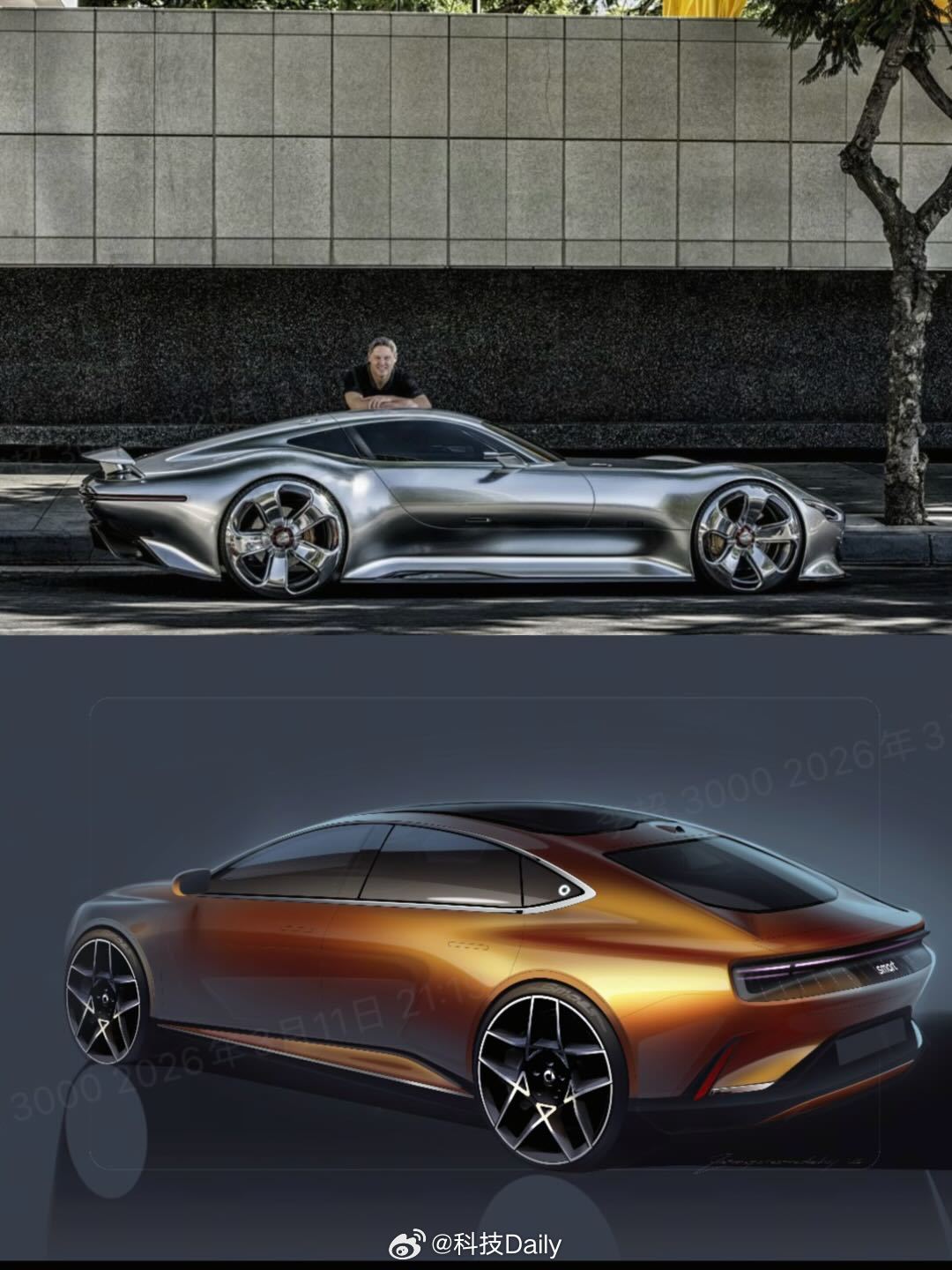 ⽡格纳在奔驰的收官之作来了，没想到吧全球最美掀背轿⻋在中国！smart首款掀背轿