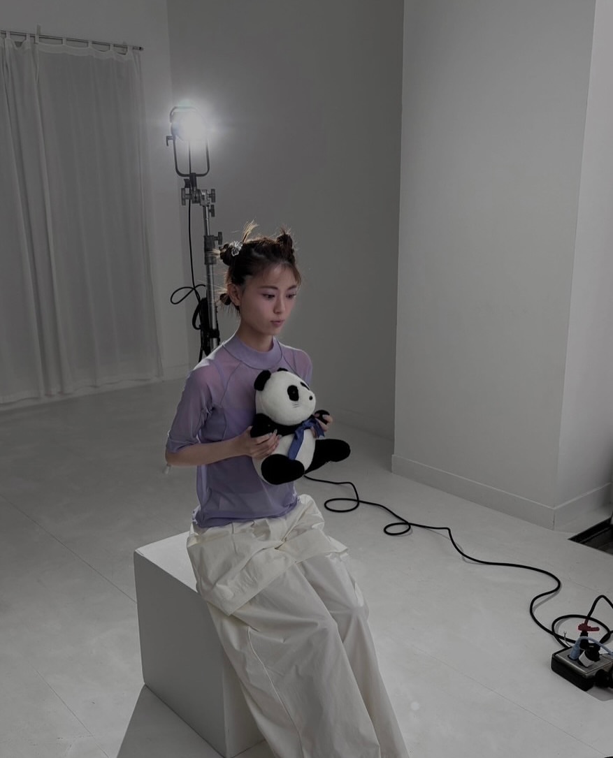岩本蓮加「ライラック🐼💟」 れんかぐらむ ​​​