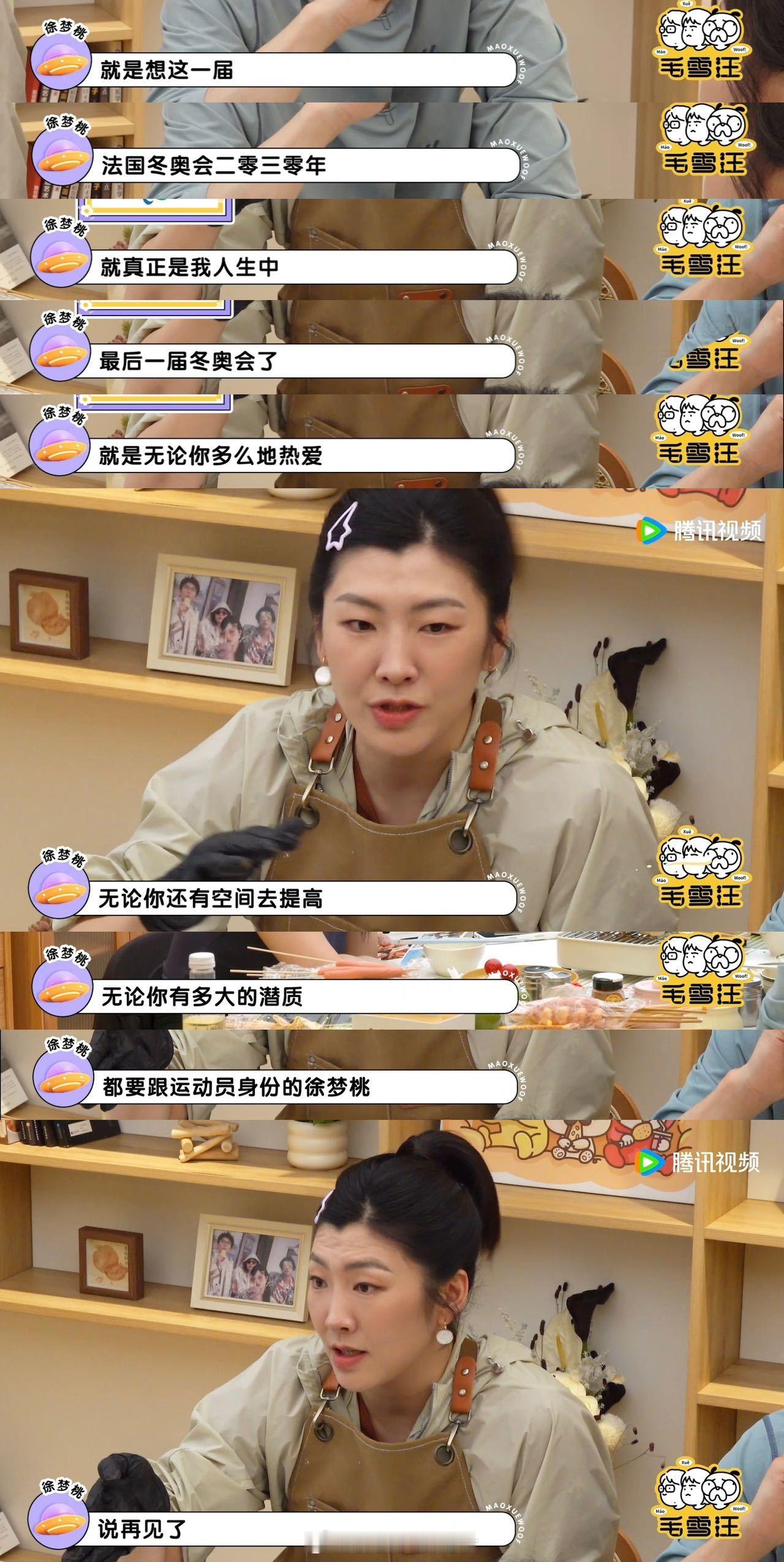 徐梦桃谈退役仪式王心迪佩服徐梦桃的纯粹毛雪汪 有人觉得徐梦桃的纯粹值得敬佩，有人