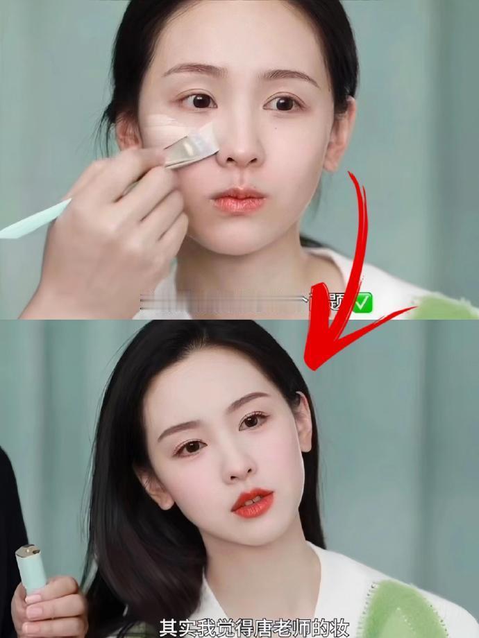 陈都灵素颜竟然比化妆更好看，倒是有点多此一举了 ​​​