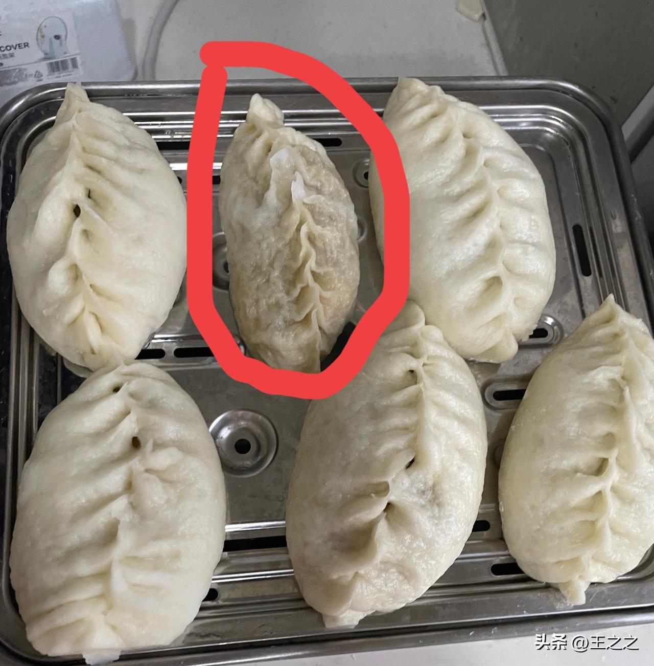 都白白胖胖，就一个抽成僵的，蒸馒头经常出现这种情况，蒸包子还是第一回。

蒸几十