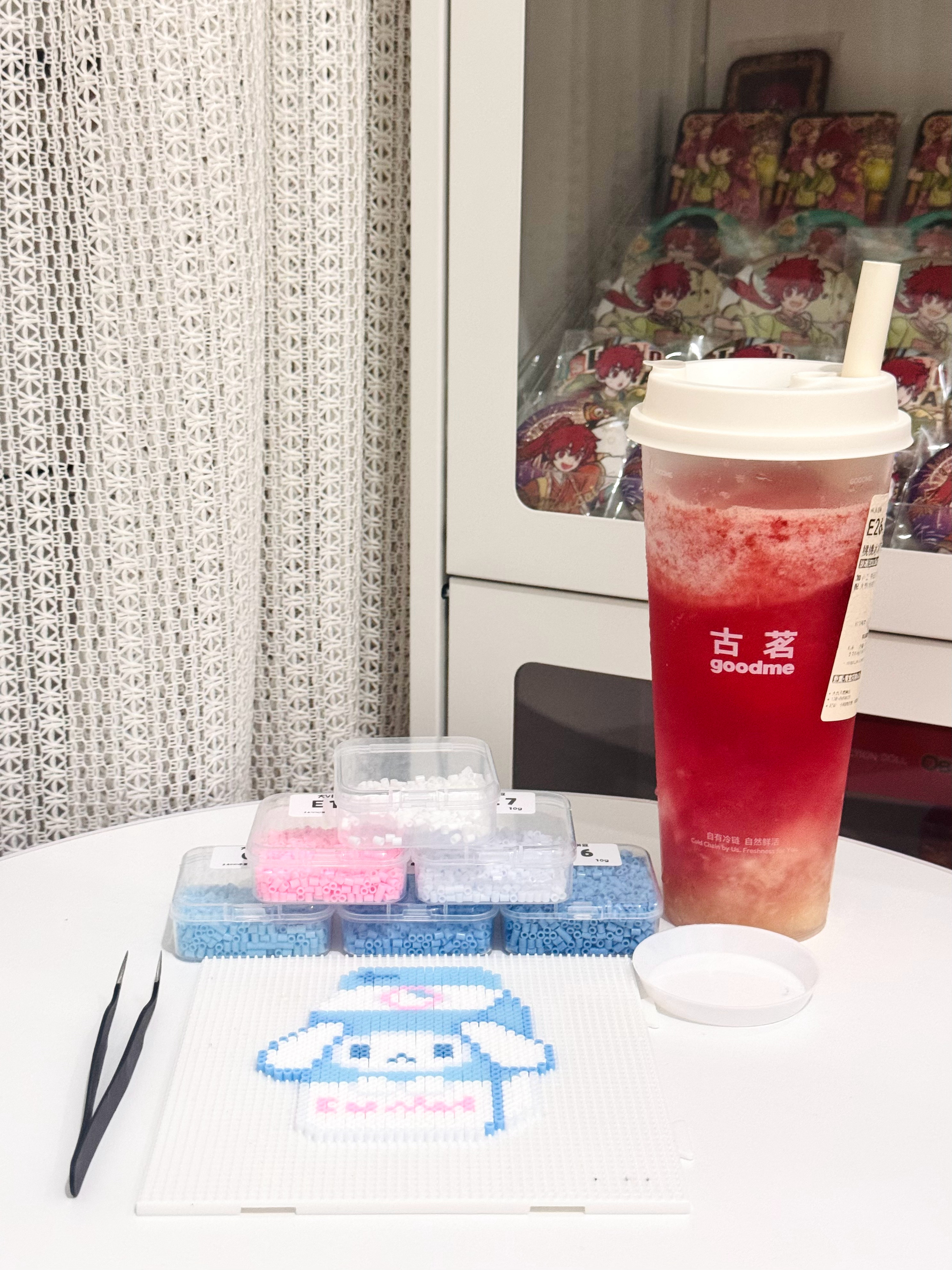 在🐮家里激情拼豆！