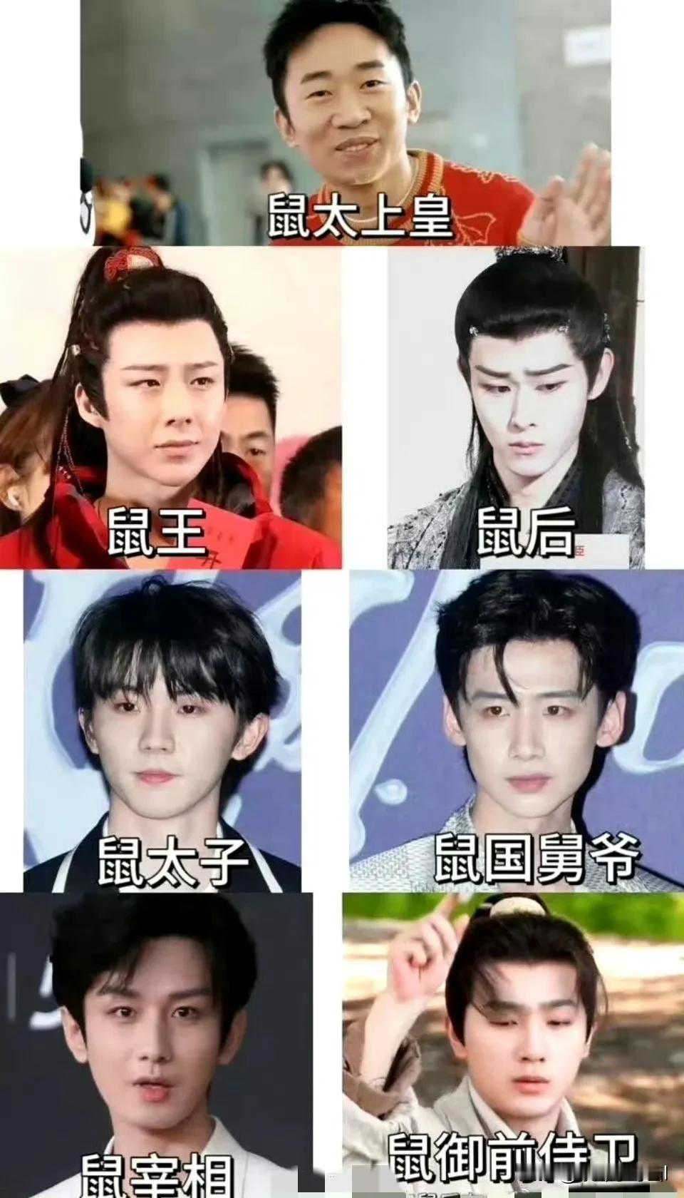 鼠系男艺人都有谁？在内娱#哪位男星最帅# #顶流明星都有谁# #男明星的颜值##