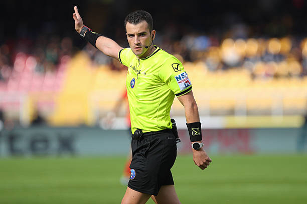 意甲联赛 主裁判 Valerio Crezzini将执法米兰主场对阵萨索洛队的比