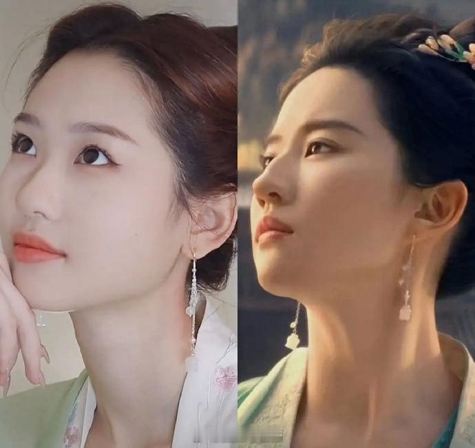 网红cos刘亦菲梦华录造型。你觉两者之间差距在哪里！ ​​​