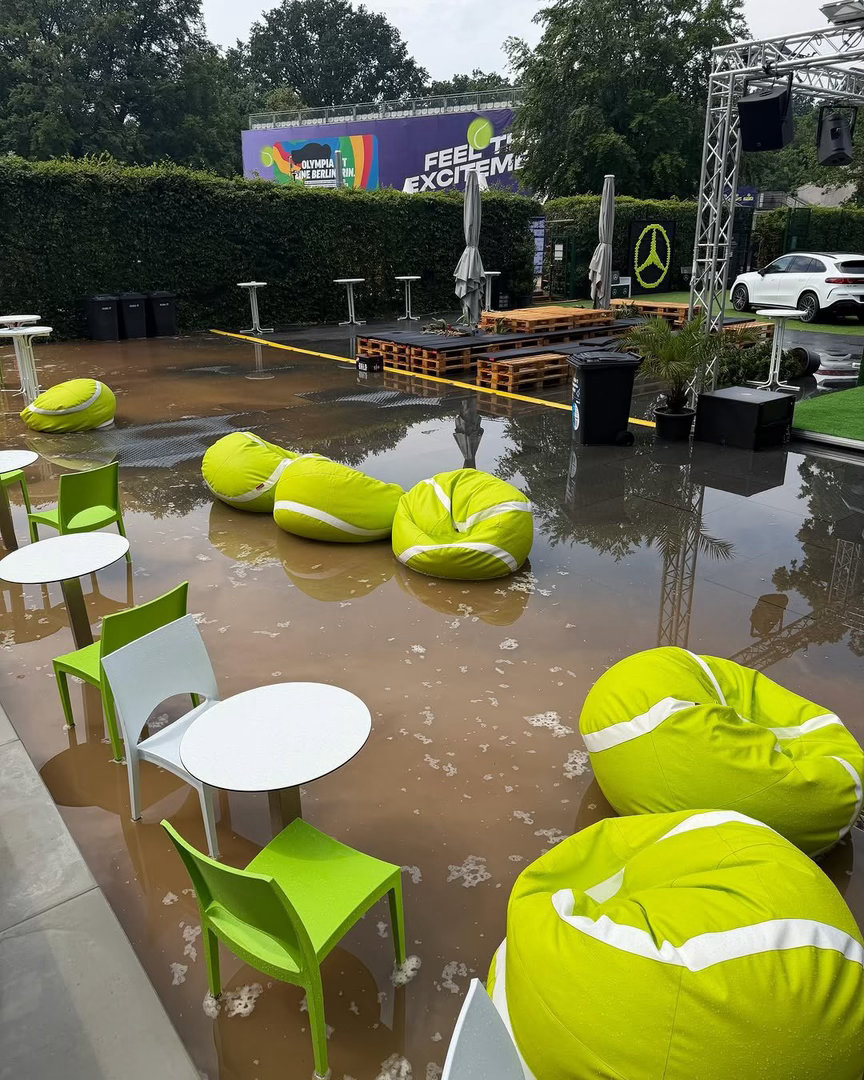 柏林草地赛 柏林赛举办地被暴雨⛈️……天呐天呐天呐‼️wta