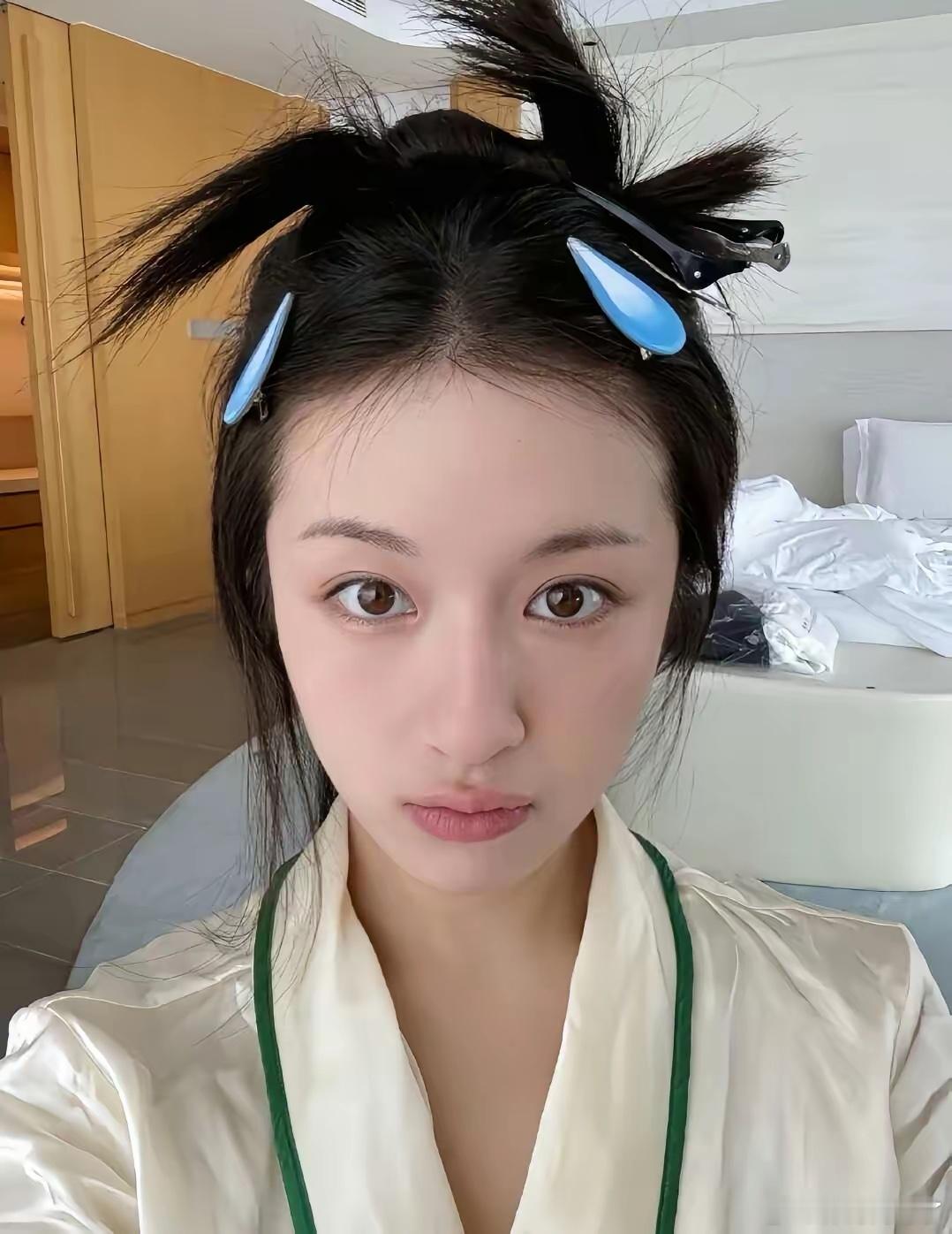 素颜美成这样 