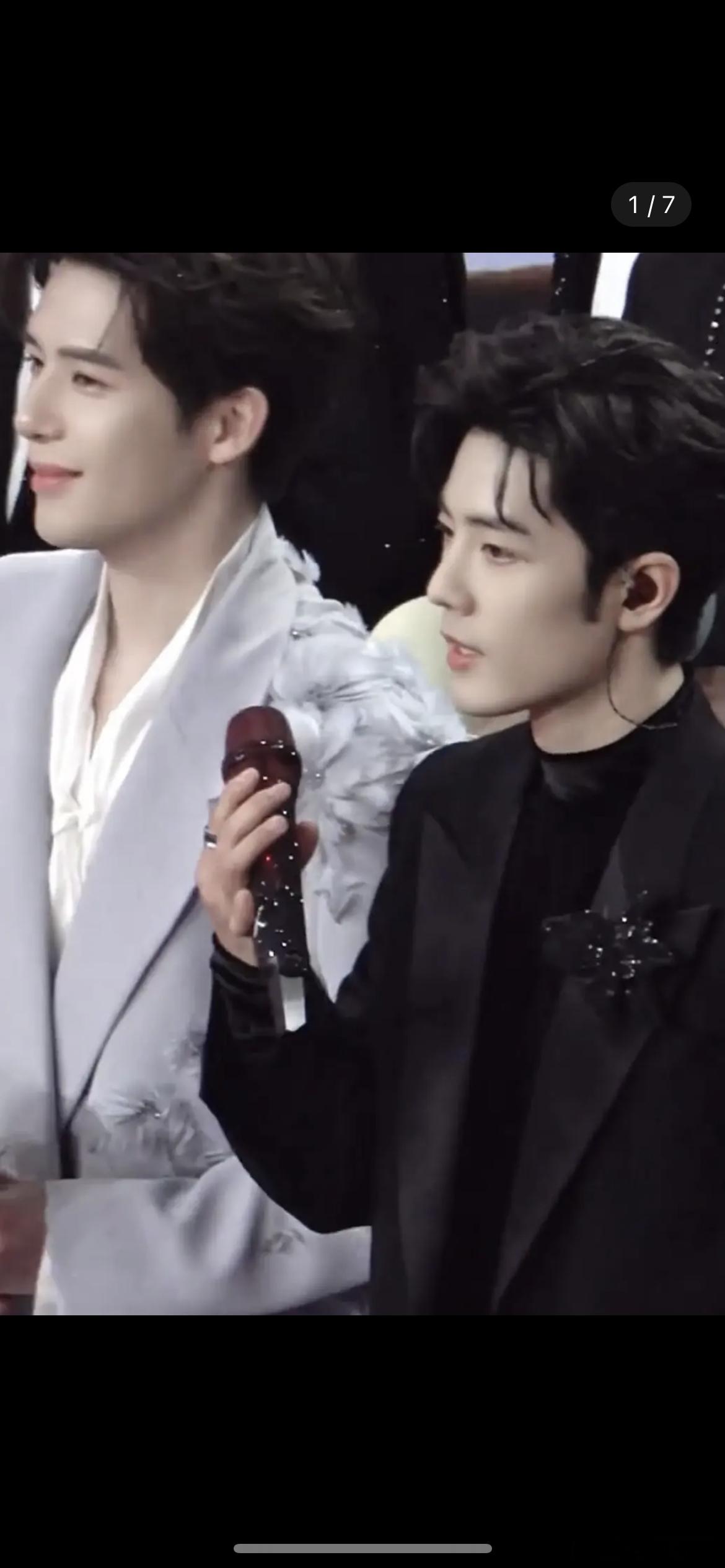 王安宇、肖战同框，第一眼看到谁 